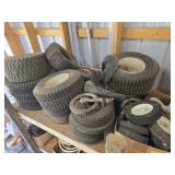 Lot of Mower Wheels / Tires - Some NOS