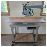 DeWalt Power Shop Radial Arm Saw on Rolling Stand