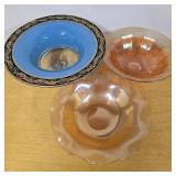 3 Vintage Fruit Bowls