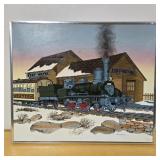 H. Hargrove Steam Train / Fort Wayne Art on Canvas