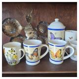 Butterfly Ceramics & Metal Art