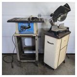 Miter & Table Saws on Rolling Stands