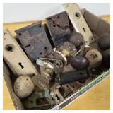 Flat of Antique Door Hardware