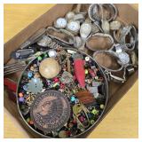 Flat of Knives & Watches for Repair w/ Beads