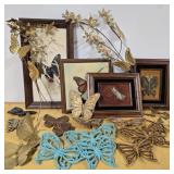 Vintage Butterfly Art & Wall Hangings
