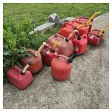 Lot of Fuel Cans