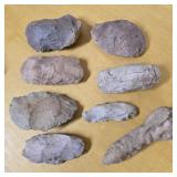 Native American Artifacts w/ Phallic Quartzite