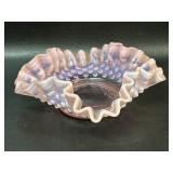 Fenton Pink Opalescent Hobnail Trinket Dish w/