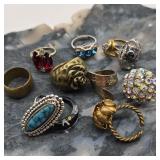Vintage Costume Jewelry Rings