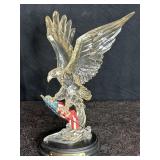 WINGS OF FREEDOM ILLUMINATED EAGLE STATUE BY