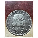 1893 COLUMBIAN EXPOSITION COMMEMORATE SILVER HALF
