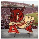 Arkansas Razorback Hog Metal Yard Decor Stand