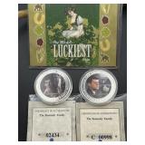 KENNEDY FAMILY TREE COINS W/ THE WORLDS LUCKIEST