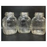3 Vintage Sunshine Coffee Jars 1 lb Springfield