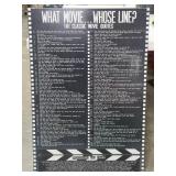 Movie Quote Board