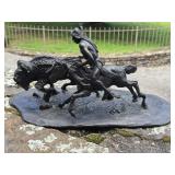 Rare Bronze Sculpture Ray Dan Sleeping Bear