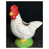 CERAMIC ROOSTER PLANTER