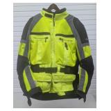 Olympia Moto Motorcycle Jacket Mens Large High