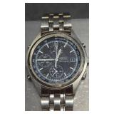 Vintage Seiko Dark Gray Dial Chronograph Men