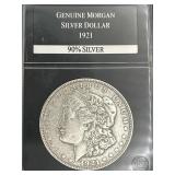 1921 MORGAN SILVER DOLLAR COIN