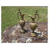 Reproduction French Brass Ewer Set