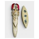 VTG Tatting Shuttle w/ Bookmark Celluloid ?
