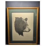 ï¿½Black Bear Portraitï¿½ by J. Burke, 1987 (Edition