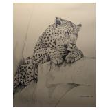 ï¿½Leopard Portraitï¿½ by Jeane Burke, 1984