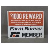 Farm Bureau Metal Sign