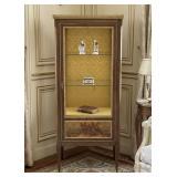 Antique French Vitrine Display Cabinet w/ Glass