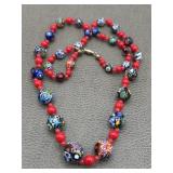 Antique Venetian Murano Glass Beads Ca 1920