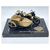 Harley Davidson Motorcycle Sidecar Diecast Bank