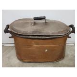 Antique Copper Boiler Tinned Interior