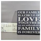 METAL SIGN & CANVAS SIGN