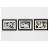 Three Wayne Ensrud Signed Lithograph Prints