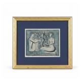 1992 Signed Russian Artist Adam & Eve Art