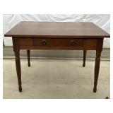 Vintage Cherry Wood Work Table w/ Drawer