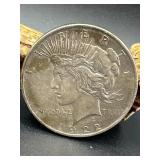 1922 PEACE SILVER DOLLAR COIN