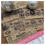 Confederate Reproductions & Crackle Glass Orbs