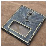Antique U.S. Post Office Box Door w/ Eagle