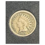 1863 INDIAN HEAD CENT COIN CIVIL WAR ERA PENNY