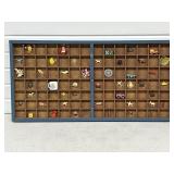 Wood Shadowbox w/ Miniatures & Charms
