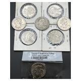 8 SUSAN B. ANTHONY DOLLAR COINS ALL 1979