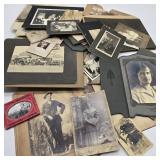 Lot of Antique Black & White Photographs