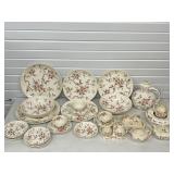 VINTAGE NASCO SPRINGTIME PATTERN PORCELAIN DINNER