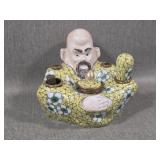 Antique Porcelain Ink Well / Stamp Set - Japan
