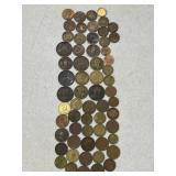 GROUP OF FOREIGN COINS