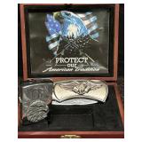 NOS PROTECT OUR AMERICAN TRADITION EAGLE LOCK