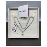 Majorica 925 Sterling Silver Italy & Pearl