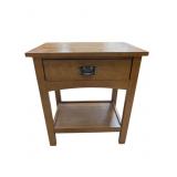Wood Nightstand
